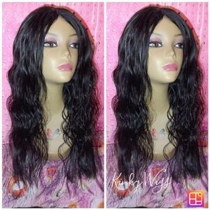 20"  100% Brazilian virgin unprocessed glueless human hair wig